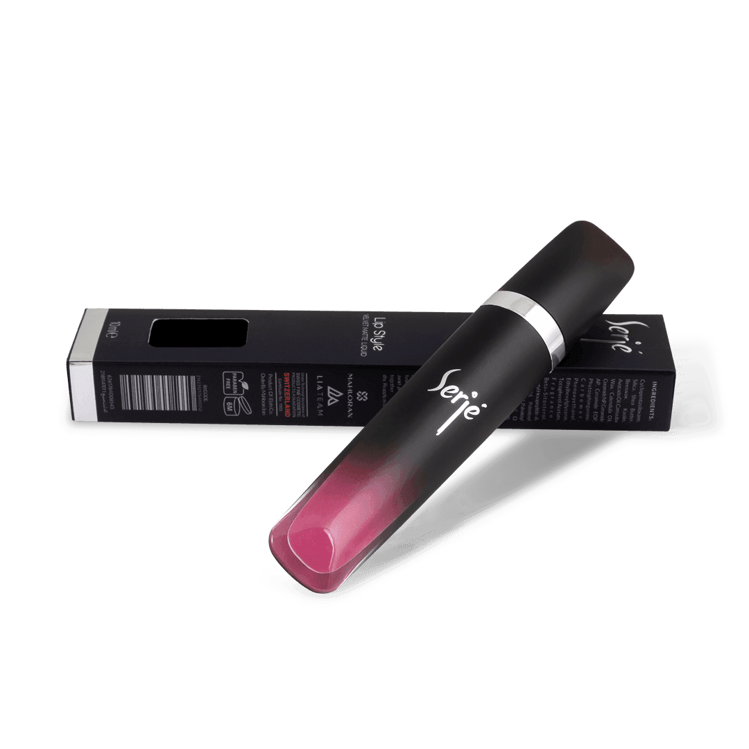 رژ لب مایع مخملی مات سرژه تراست کد 106 (Magenta Pink) — تصویر ۴