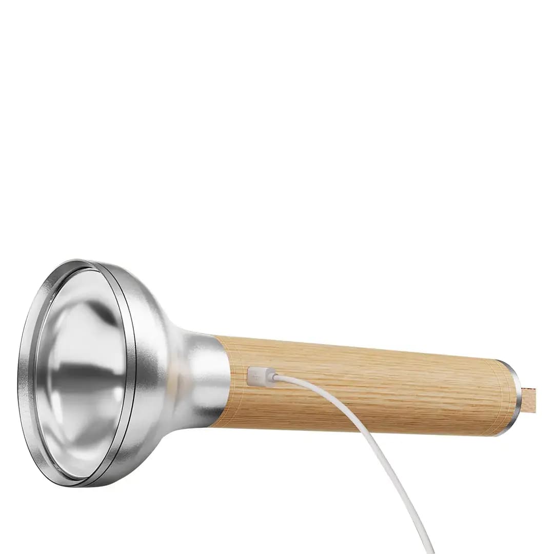 چراغ قوه شارژی چوبی پرودو Birch 300 — تصویر ۵
