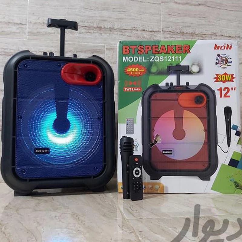 اسپیکر بلوتوثی قابل حمل بالی مدل ZQS-12111 — تصویر ۳