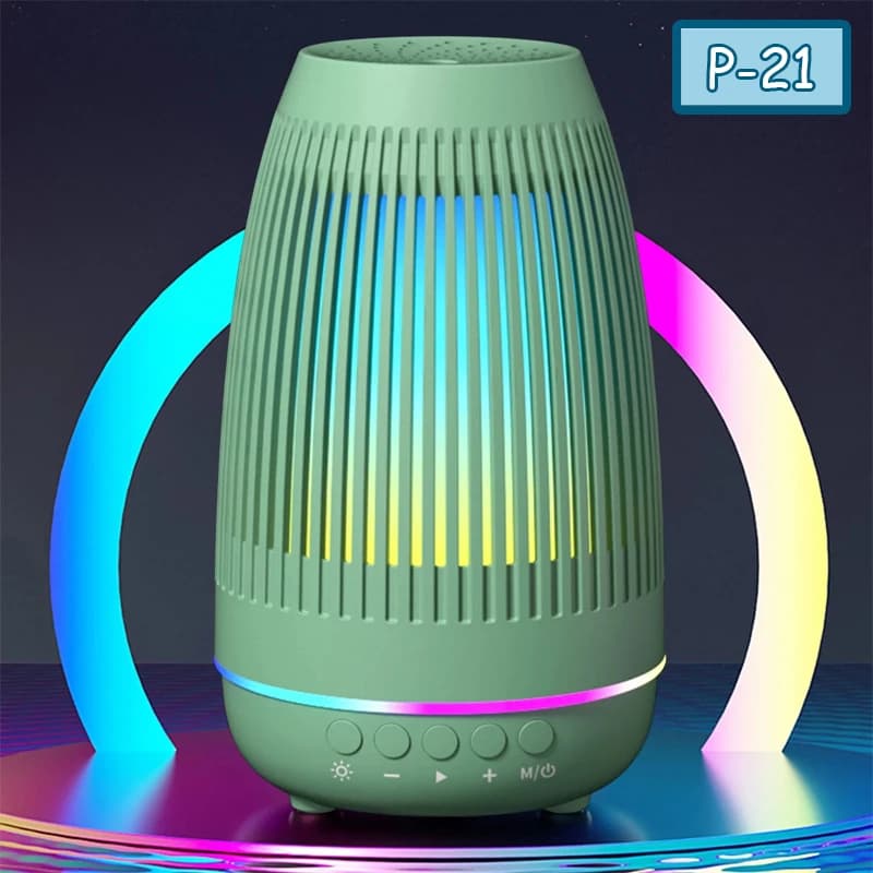اسپیکر بلوتوثی قابل حمل مدل P-21 (رنگ سبز ماچا)