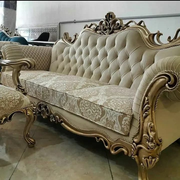 مبل سلطنتی کلاسیک مدل افسون — تصویر ۵