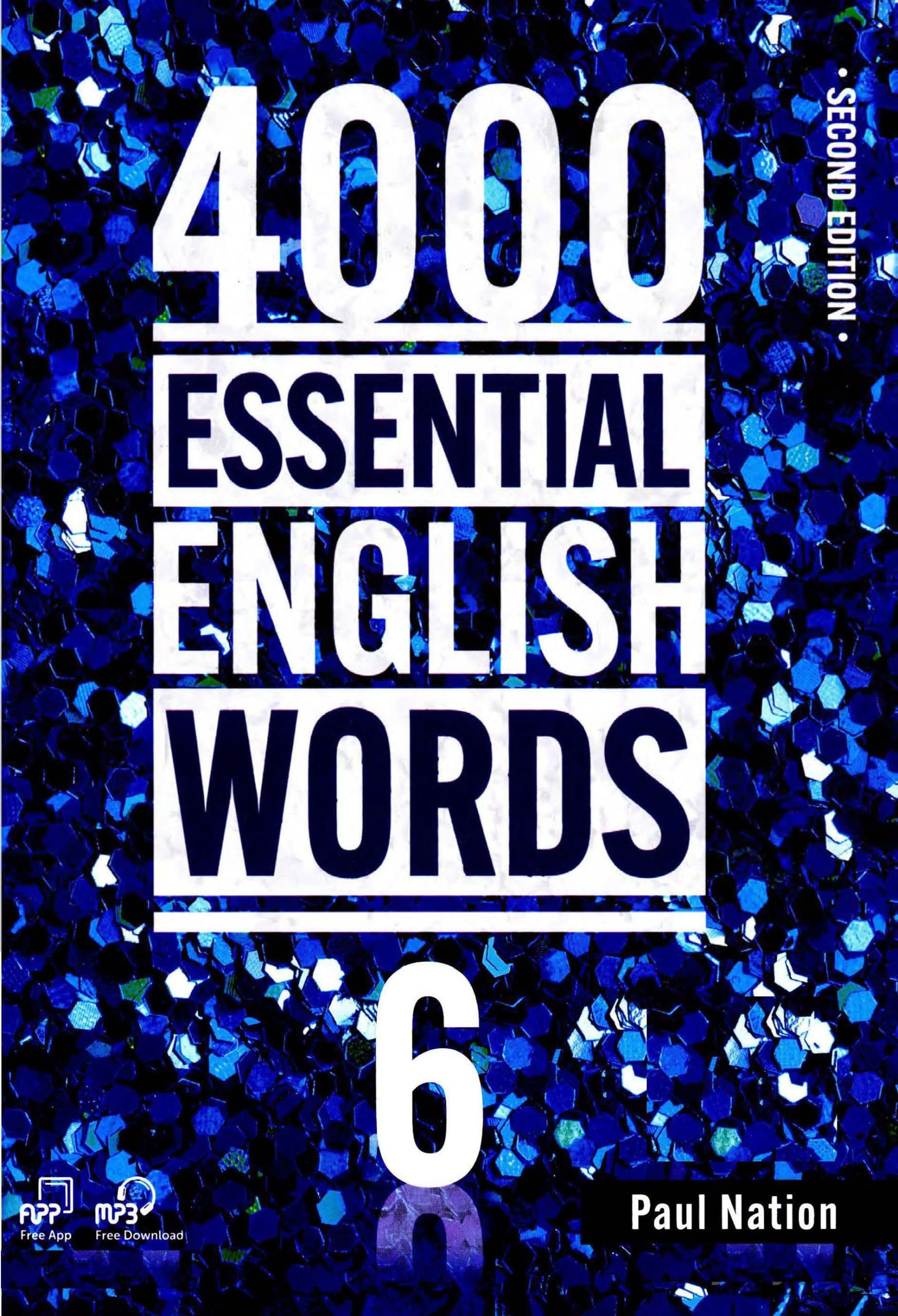 کتاب 4000Essential English Words 6 (ویرایش دوم) (۴۰۰۰ واژه ضروری زبان انگلیسی 6) نسخه PDF | پل نیشن، کیسی مالارکی
