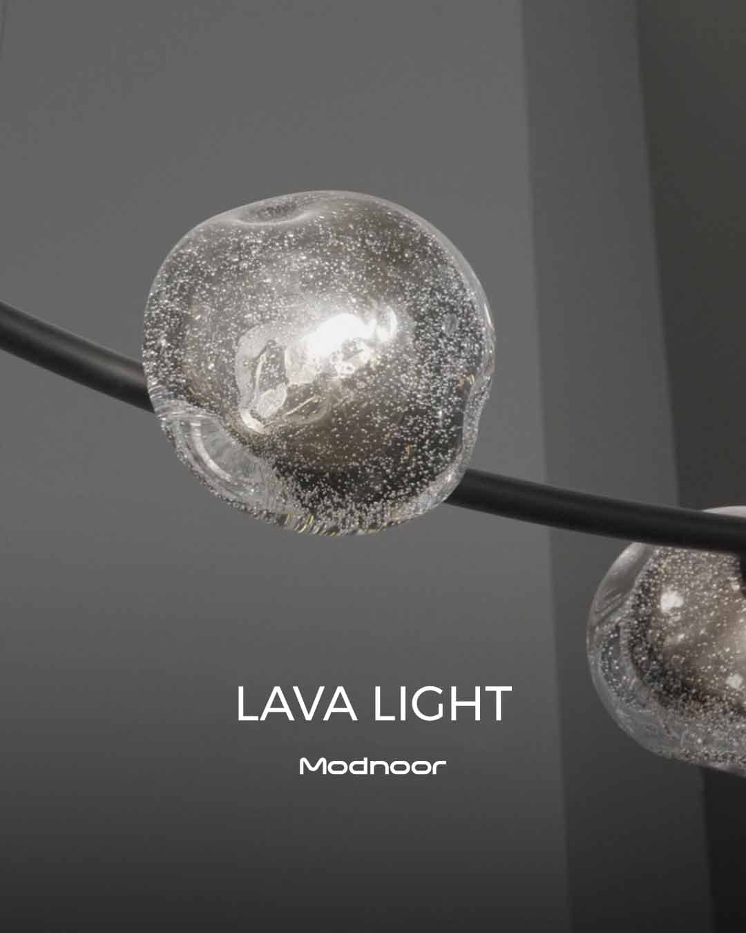 لوستر لاوا لایت گرد قطر 80 – lava light — تصویر ۳