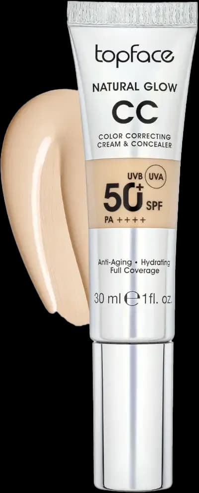سی‌سی‌کرم و کانسیلر 03‌ تاپ‌فیس رنگ Warm Beige حجم 40 میلی لیتر — تصویر ۲