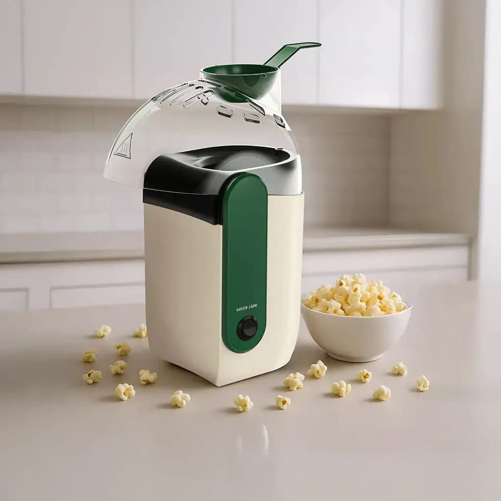 پاپ‌کورن ساز گرین لاین مدل Pop Mate با توان 1200 وات | Green Lion Pop Mate Popcorn Maker 1200W — تصویر ۳