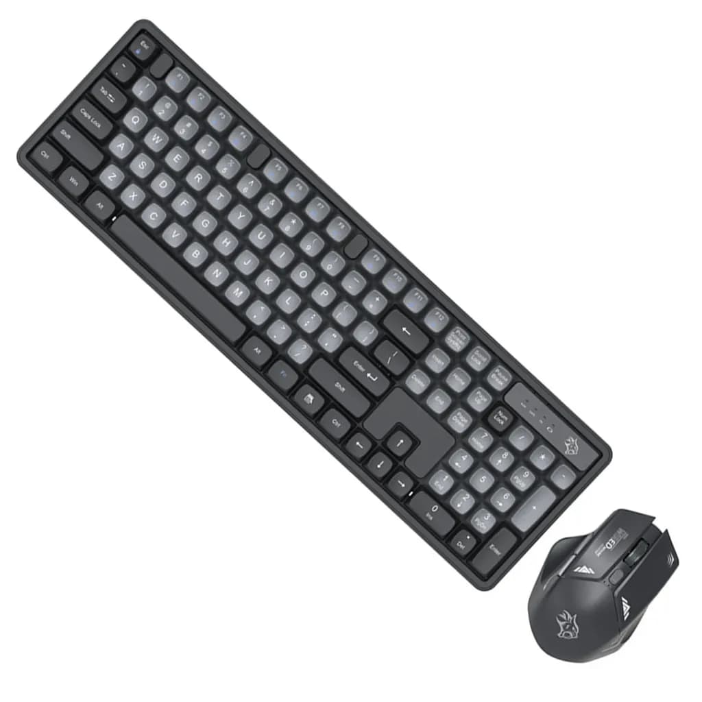 کیبورد و ماوس گیمینگ بی‌سیم پرودو مدل PDX225 | Porodo Gaming Wireless Keyboard with Mouse, 1600 DPI