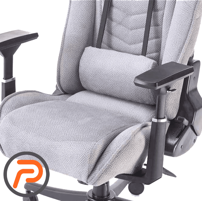 صندلی گیمینگ رنزو فابریک grey — تصویر ۴