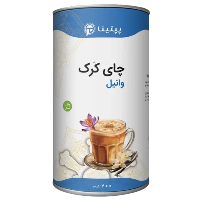 چای کرک وانیل پپتینا قوطی 200 گرمی — تصویر ۴