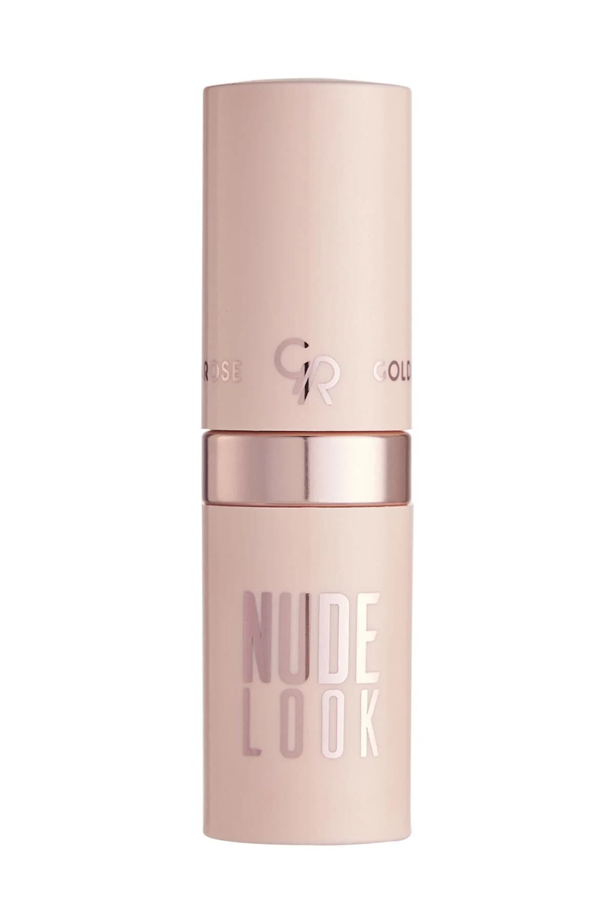 رژ لب جامد و مات گلدن رز سری Nude Look شماره 1 رنگ Coral Nude — تصویر ۷