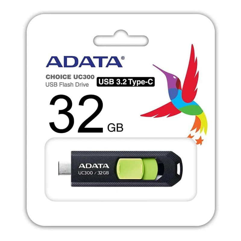 فلش مموری ای دیتا مدل UC300 ظرفیت 32 گیگابایت (usb3.2 type-c)
