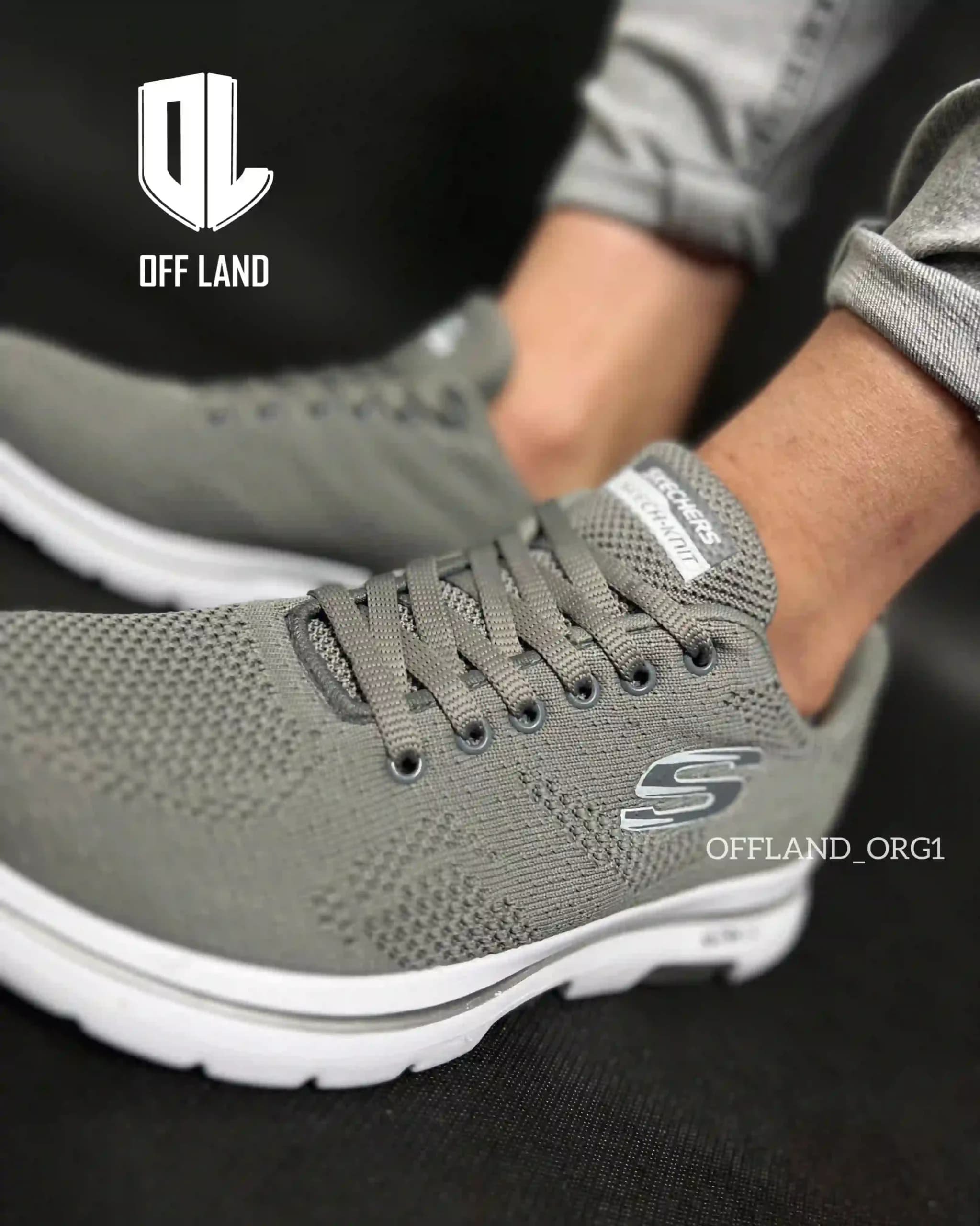 کفش روزمره اسکیچرز طوسی | skechers | کد:1261 — تصویر ۸
