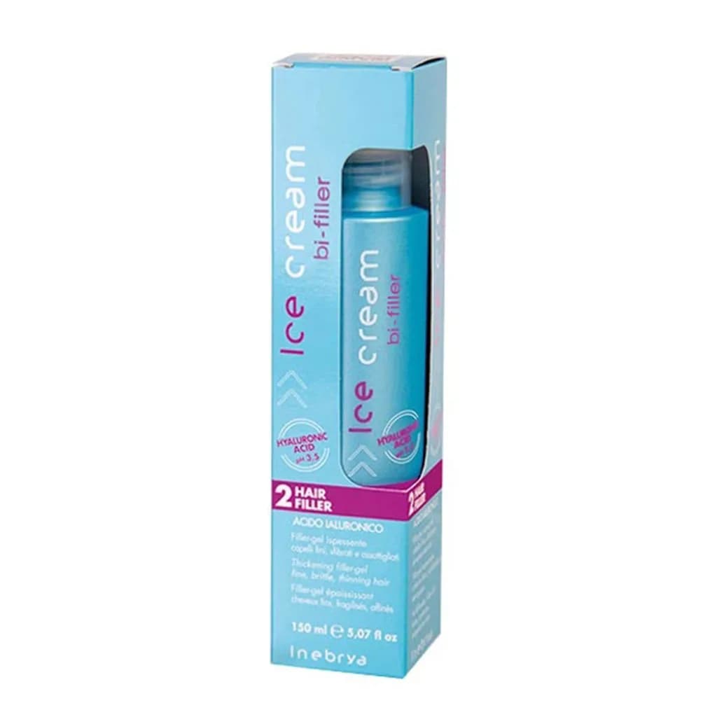 ژل‌مو Hair filler آیس‌کریم مدل 2 ضخیم کننده مو حجم 150 میلی لیتر — تصویر ۹