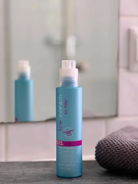ژل‌مو Hair filler آیس‌کریم مدل 2 ضخیم کننده مو حجم 150 میلی لیتر — تصویر ۴