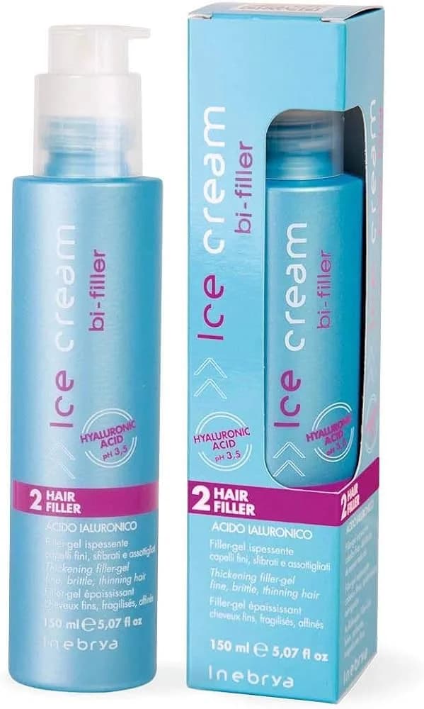 ژل‌مو Hair filler آیس‌کریم مدل 2 ضخیم کننده مو حجم 150 میلی لیتر — تصویر ۲