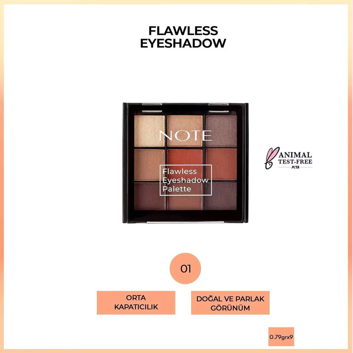 پالت سایه نوت Flawless 01 — تصویر ۲