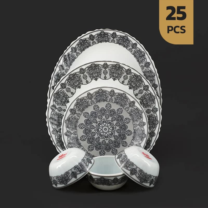 سرویس 25 پارچه اپال دینو طرح ریحان