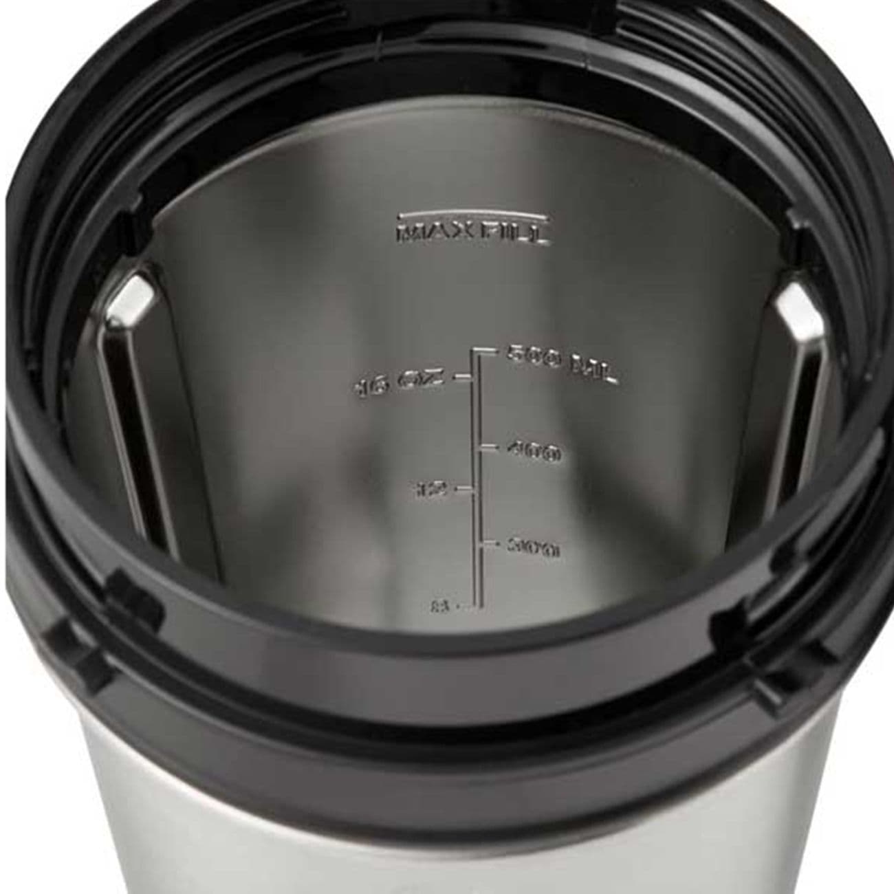 لیوان استیل نینجا Nutri Ninja 650 میلی‌لیتر با درپوش Sip & Seal — تصویر ۴