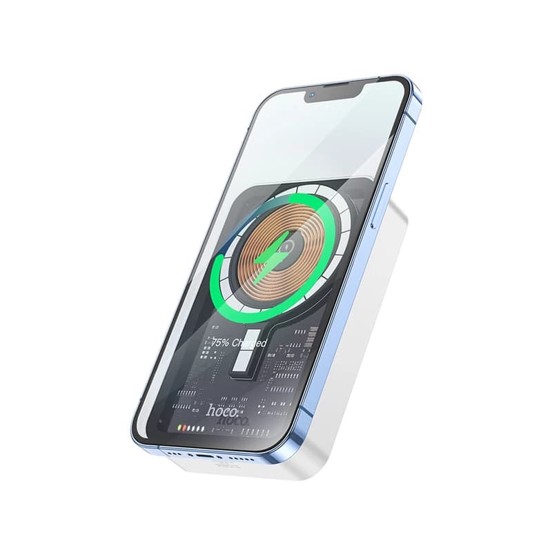 پاوربانک هوکو hoco مدل Q10A WIRELESS PD+QC3.0 20W ظرفیت 10000 میلی‌ آمپر ساعت — تصویر ۴