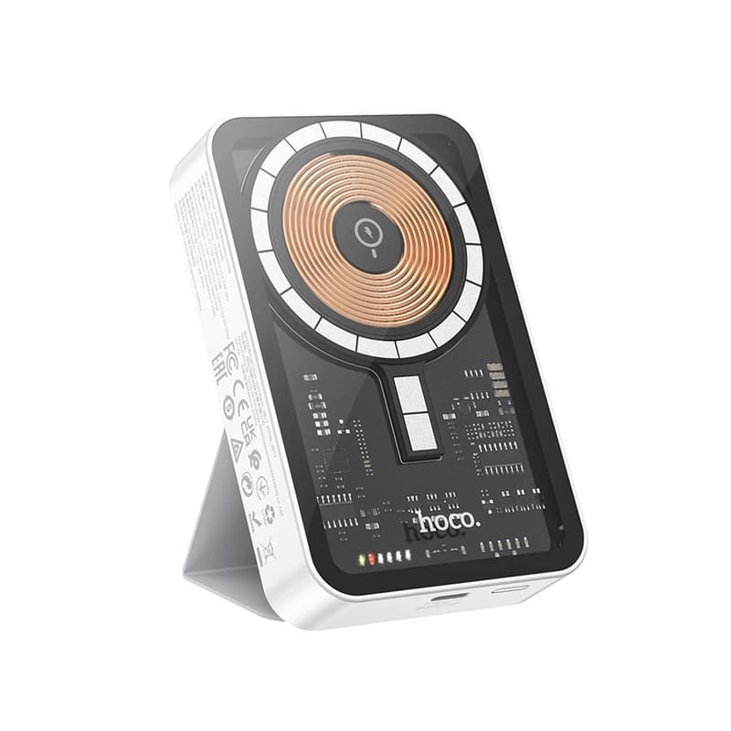 پاوربانک هوکو hoco مدل Q10A WIRELESS PD+QC3.0 20W ظرفیت 10000 میلی‌ آمپر ساعت — تصویر ۶