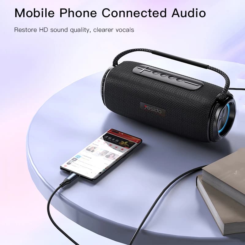 کابل تبدیل USB-C به AUX یسیدو Yesido مدل YAU-36 طول 1 متر — تصویر ۷