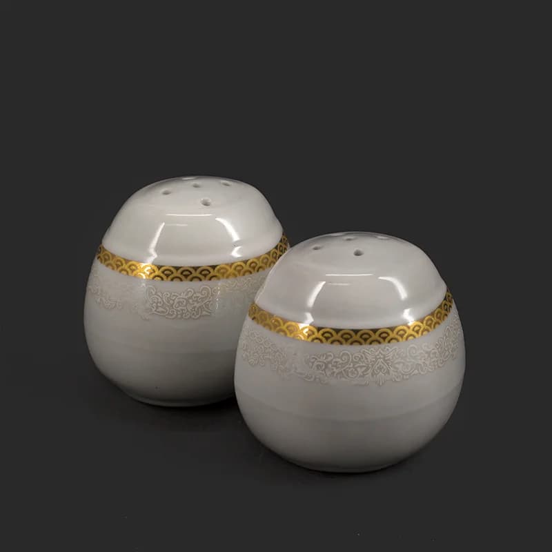 سرویس 28 پارچه چینی طرح ژرفا لوستر طلا — تصویر ۸