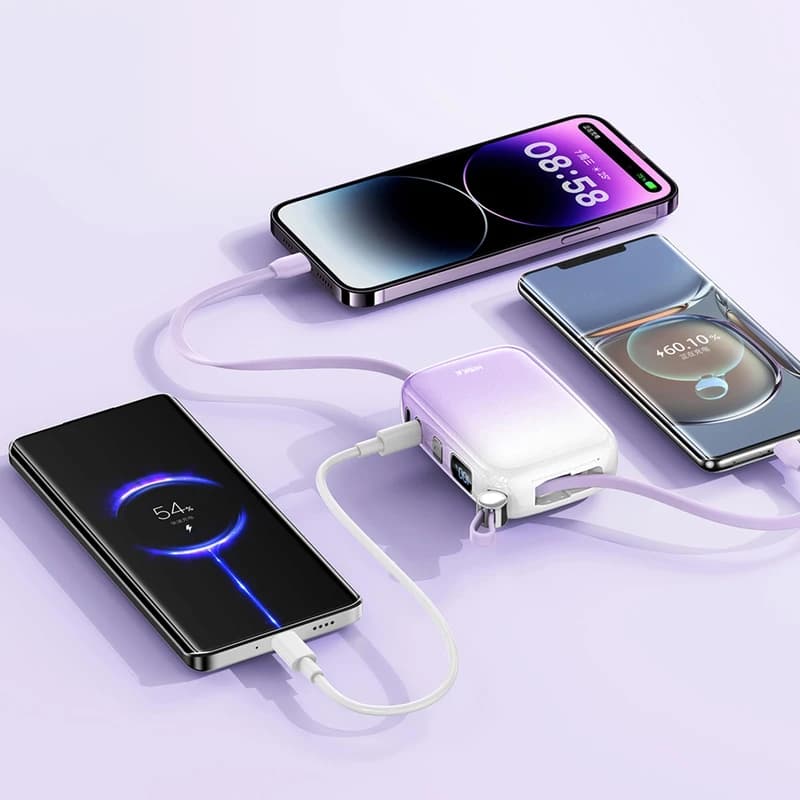 پاوربانک هیسکا HISKA مدل HP-125PD ظرفیت 10000 میلی آمپر ساعت — تصویر ۶