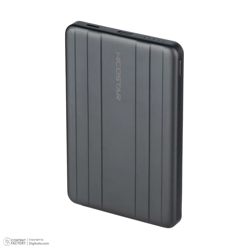 پاوربانک مگ سیف هایکو استار HICOSTAR وات22.5W مدل HS-P201 ظرفیت 5000 میلی آمپر ساعت — تصویر ۳