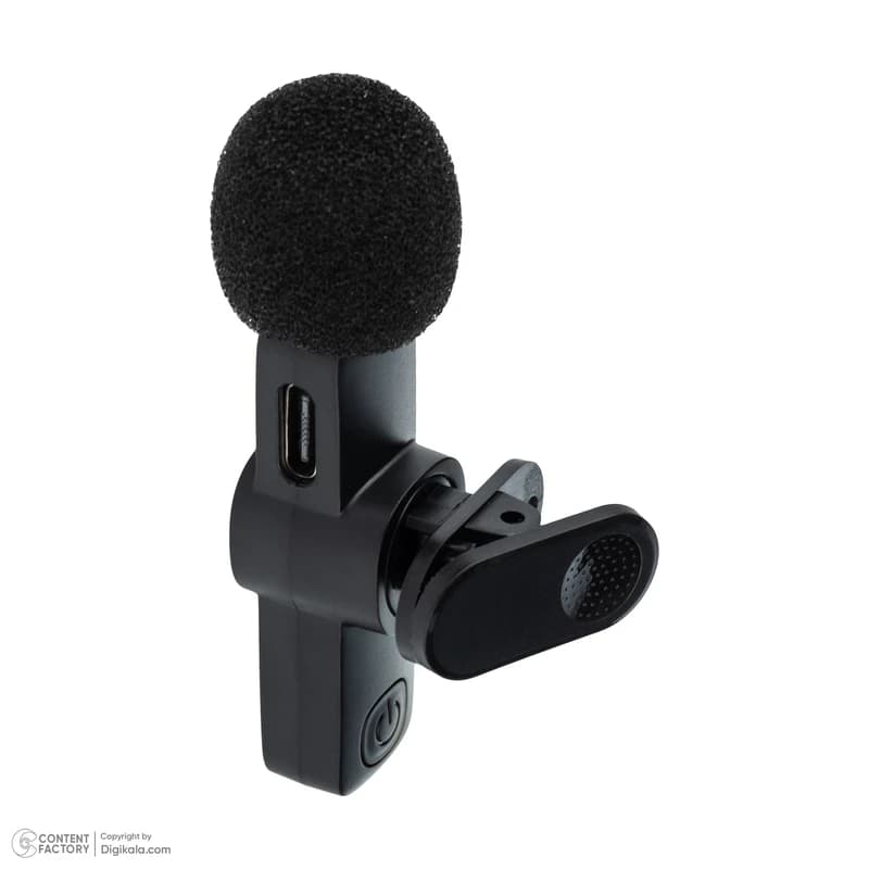 میکروفن یقه ای هایکو استار HICOSTAR مدل HS-MC521C بادرگاه اتصال USB-C — تصویر ۳