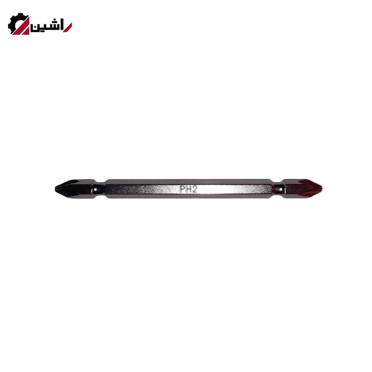 نوک پیچگوشتی دوطرفه PH2*PH2*100C روکش کروم برند کومکو KOMKO
