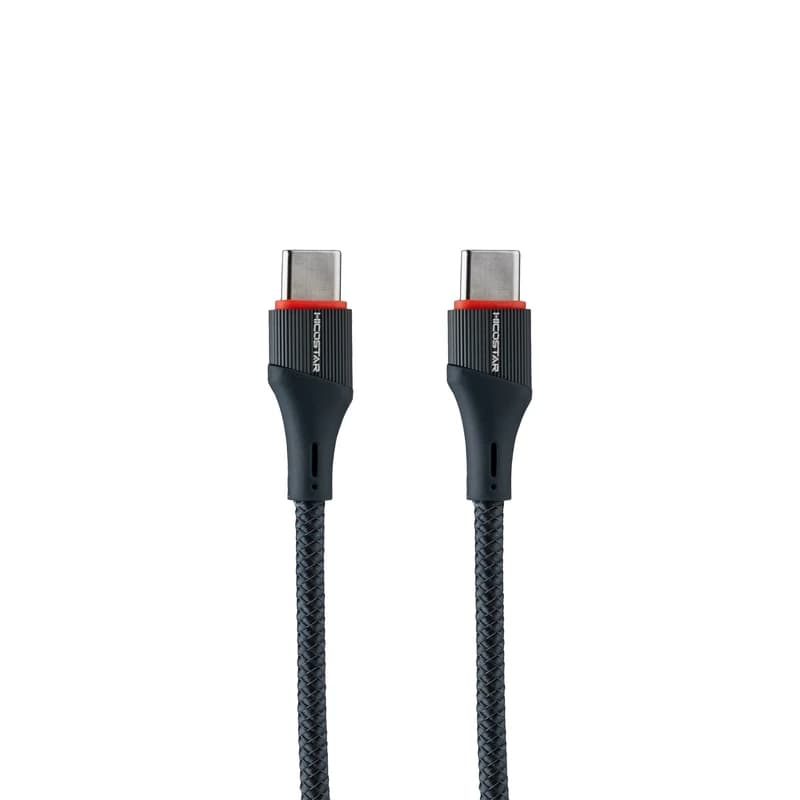 کابل شارژ هایکو استار HICOSTAR مدل HS-109C-C 65W با سری Type-C به Type-C — تصویر ۴