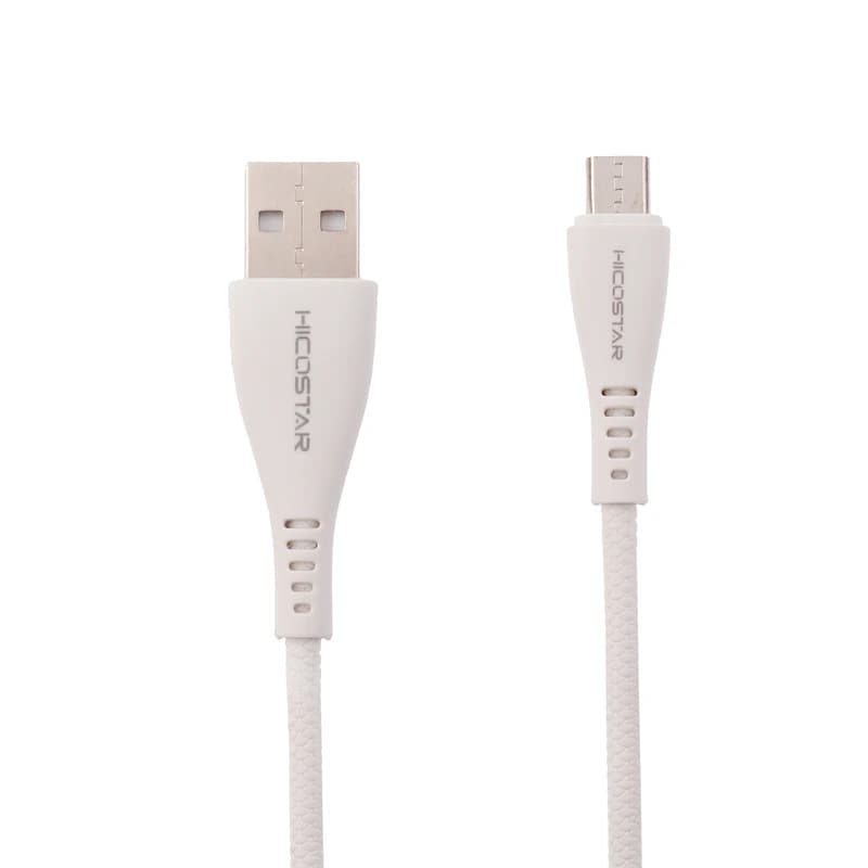 کابل شارژ هایکو استار HICOSTAR مدل HS-101 با سری USB-A به microUSB طول 1 متر — تصویر ۲