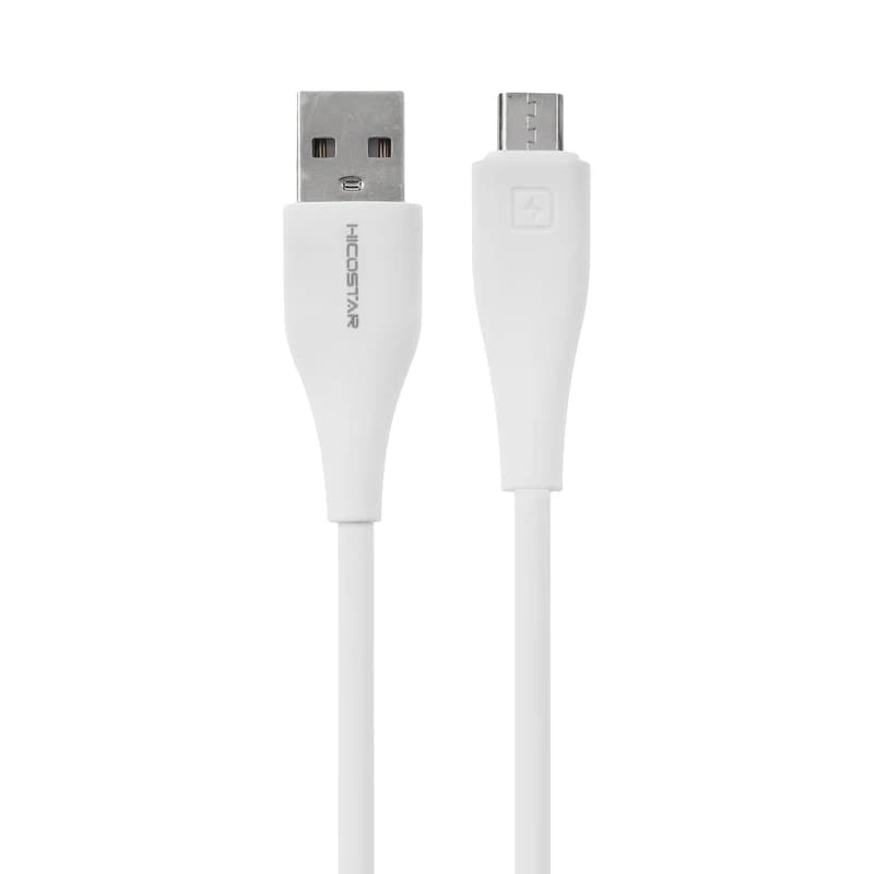 کابل شارژ هایکو استار HICOSTAR مدل HS-102 با سری USB-A به microUSB طول 1 متر — تصویر ۲