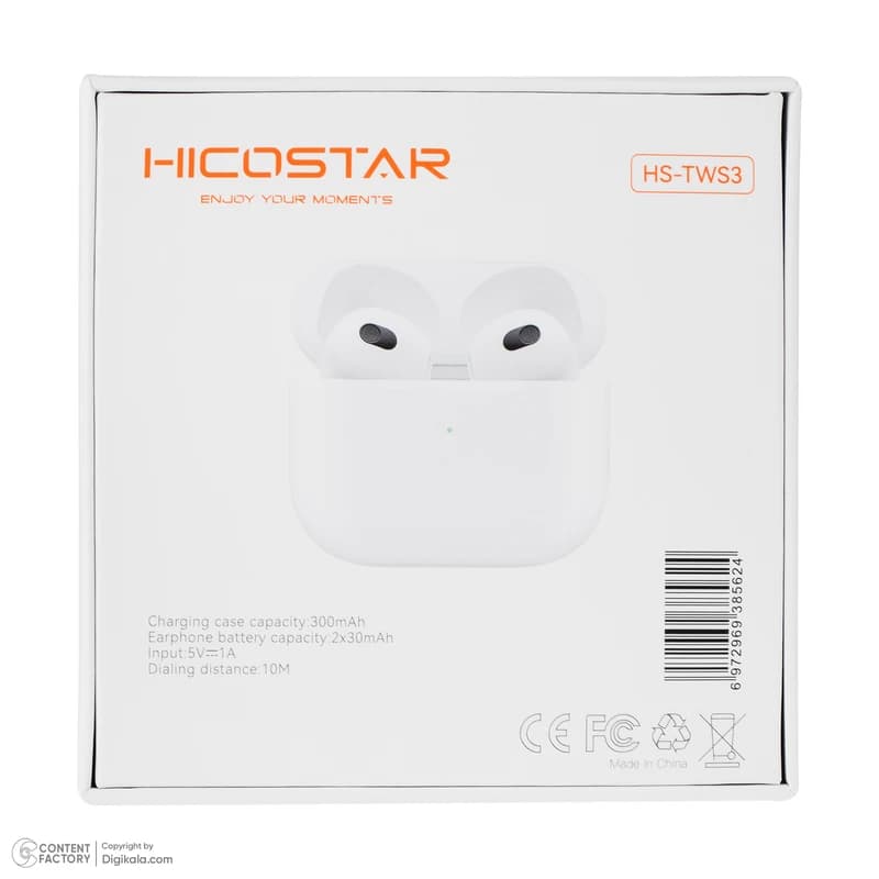 ایزپاذ هایکو استار HICOSTAR مدل HS-TWS3 — تصویر ۸