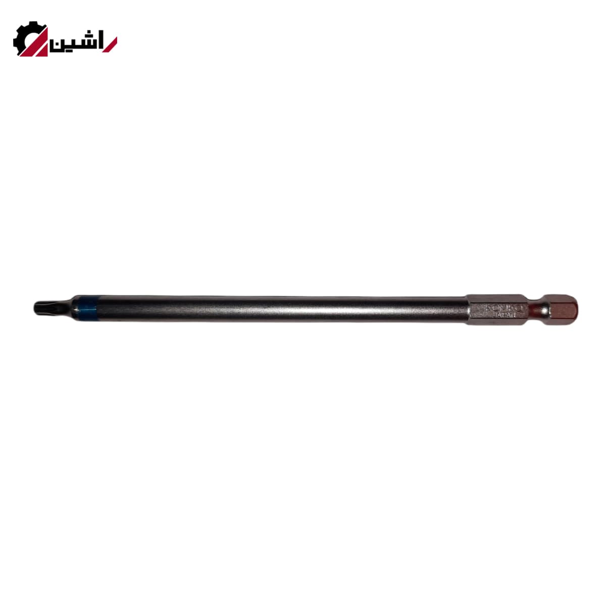 نوک پیچ گوشتی T15*125HC سوراخ دار روکش کروم برند کومکو KOMKO — تصویر ۲