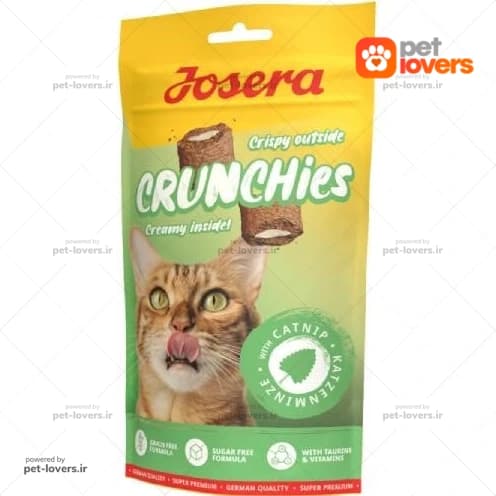 تشویقی کرانچی گربه طعم اردک جوسرا Josera وزن 60 گرم