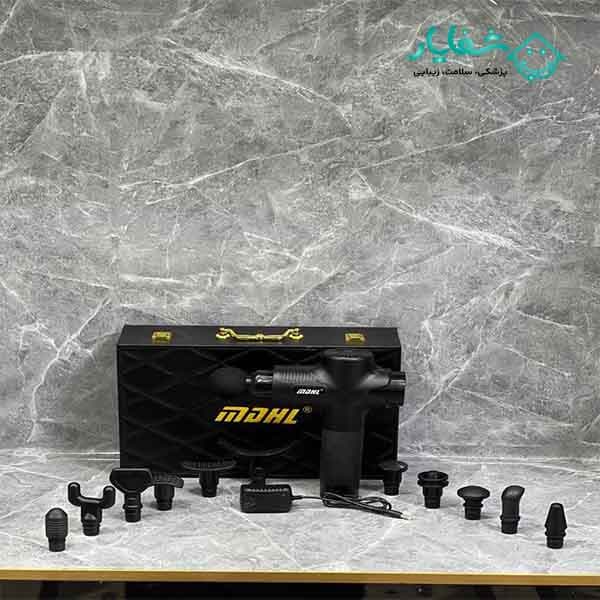 ماساژور تفنگی برند MDHL دارای 12 کله همراه با کیف