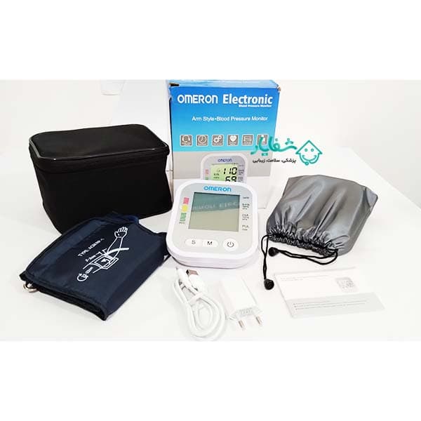 فشارسنج بازویی برند omeron مدل N-7 برق و باتری — تصویر ۲