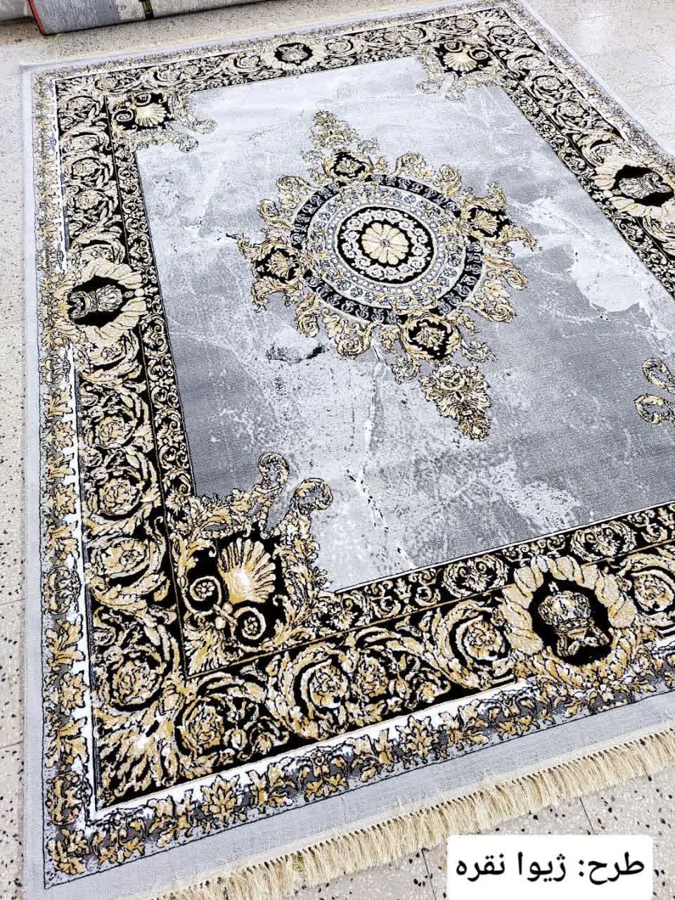 فرش ماشینی ۵۰۰ شانه طرح ژیوا اقتصادی