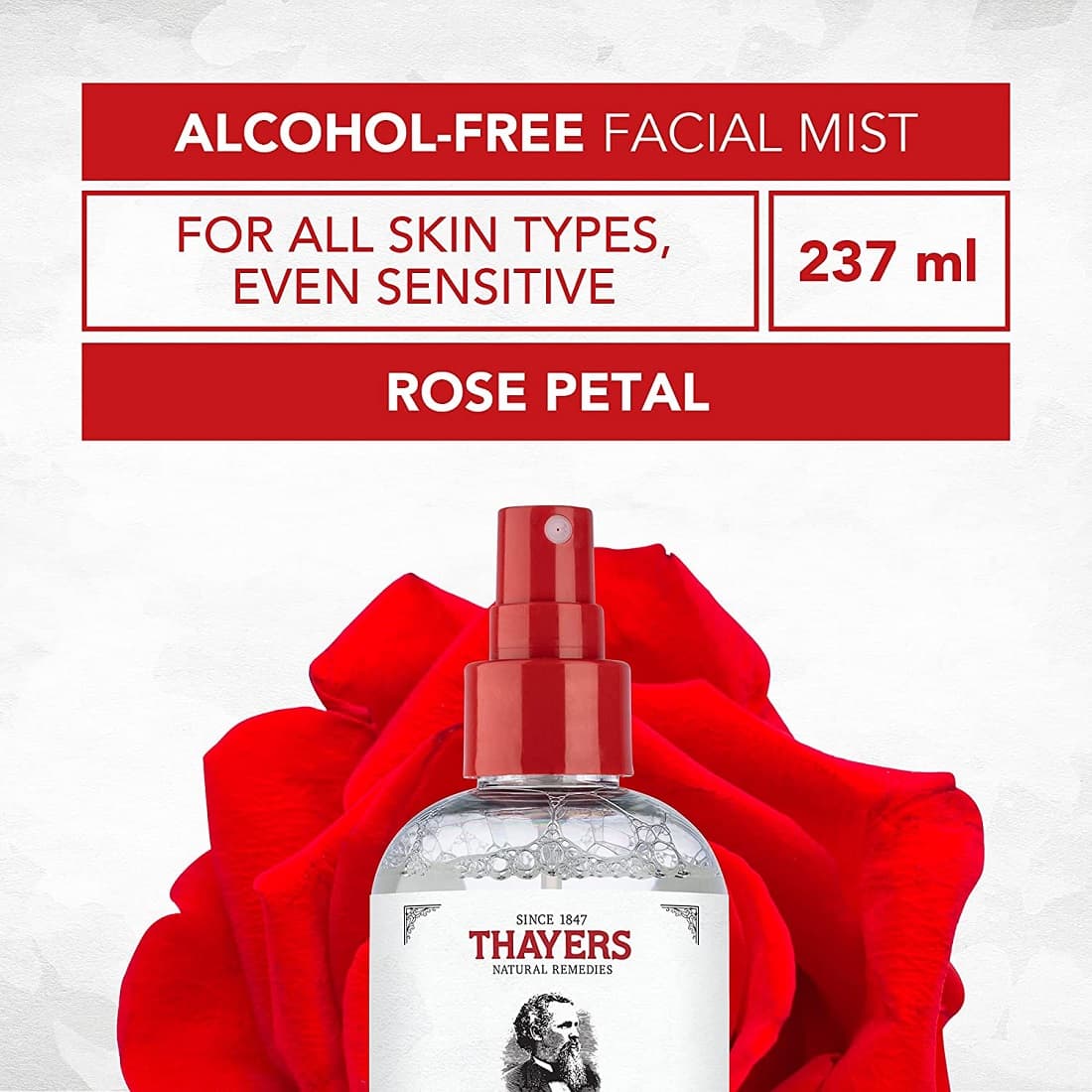 اسپری آبرسان تایرز مدل گل رز rose petal | حجم 237 میل — تصویر ۴