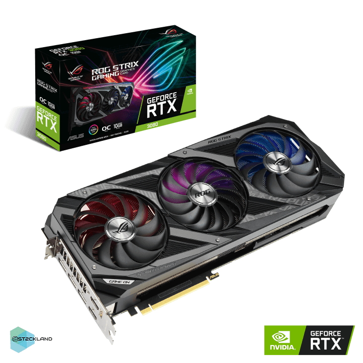 کارت گرافیک ASUS ROG Strix GeForce RTX™ ۳۰۸۰ OC 10GB G6X