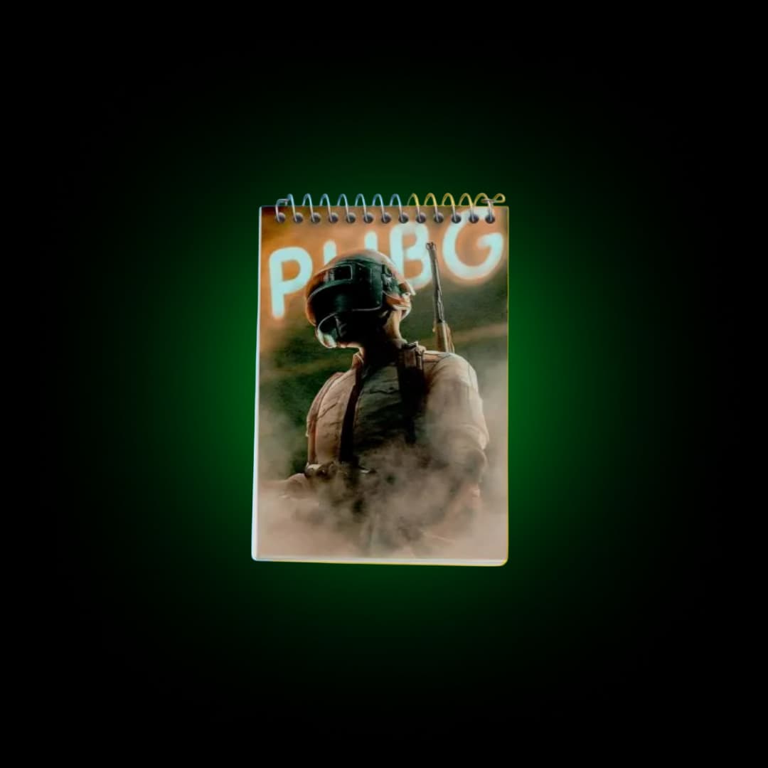دفتر یادداشت 50 برگ بازی پابجی PUBG
