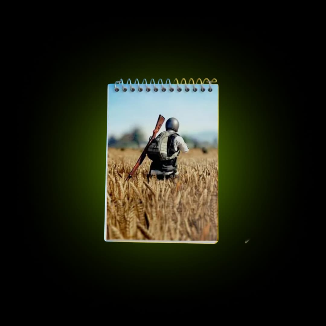 دفتر یادداشت 50 برگ بازی پابجی PUBG — تصویر ۸