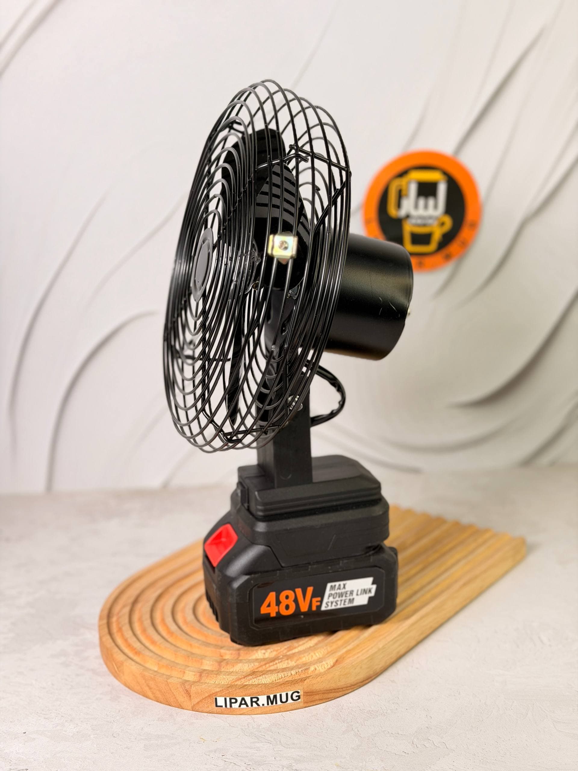 پنکه شارژی تمام فلزی 10 باطری مدل LITHIUM ELECTRIC FAN کد 7727