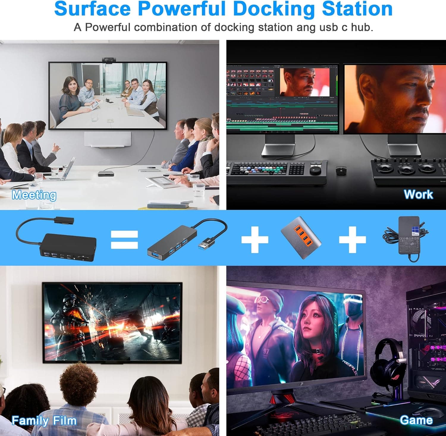 داک استیشن سرفیس پرو 4/5/6/7/8/9/10/11 (Expansion Dock) — تصویر ۵