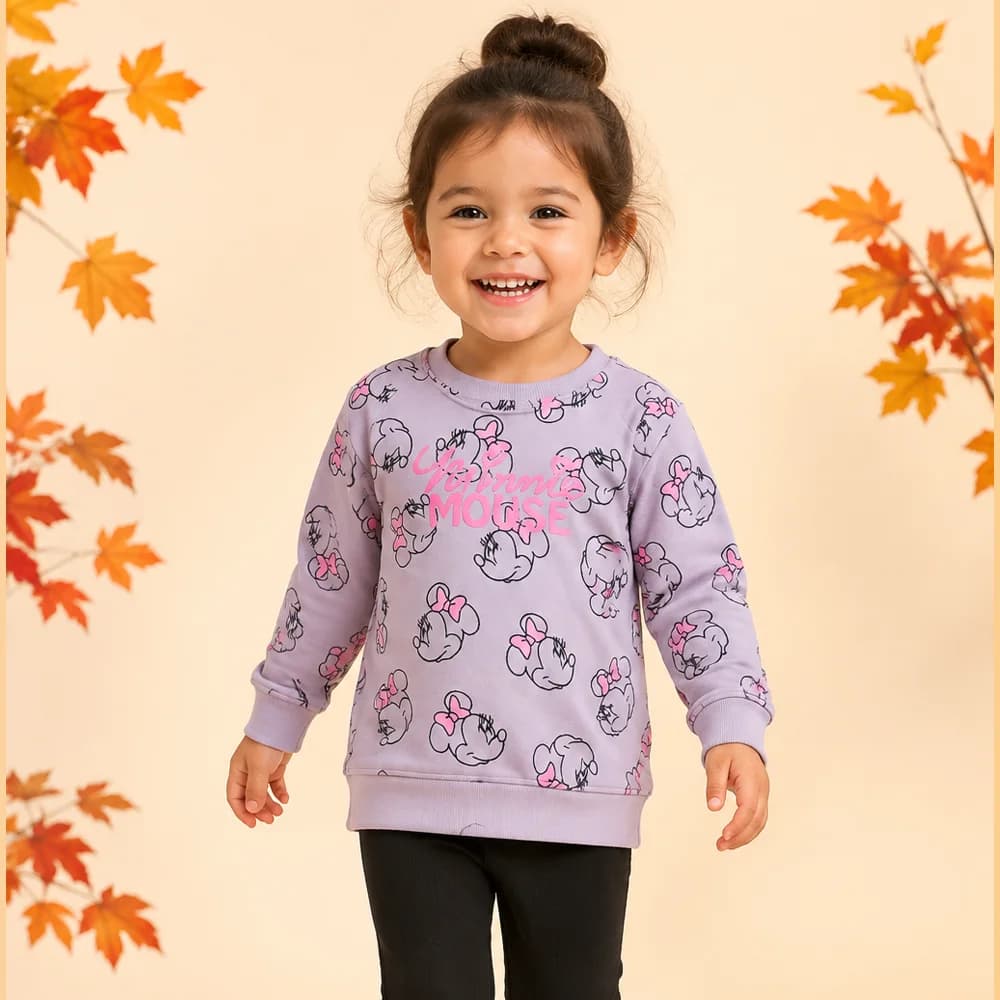 بلوز و شلوار طرح Minne Mouse دخترانه (5 تا 9 سال) کد 630308