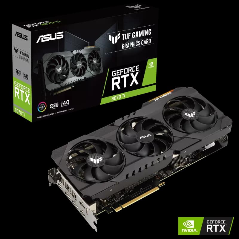 کارت گرافیک ASUS TUF Gaming GeForce RTX™ ۳۰۷۰ Ti 8GB G6X