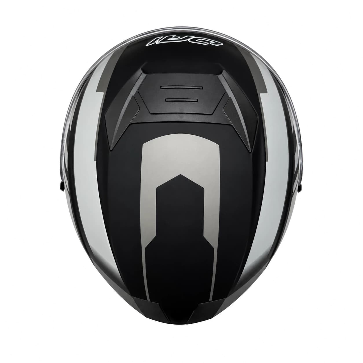 کلاه کاسکت بدون فک DA1 مدل 405MATT BLACK GRAPHIC SILVER — تصویر ۶