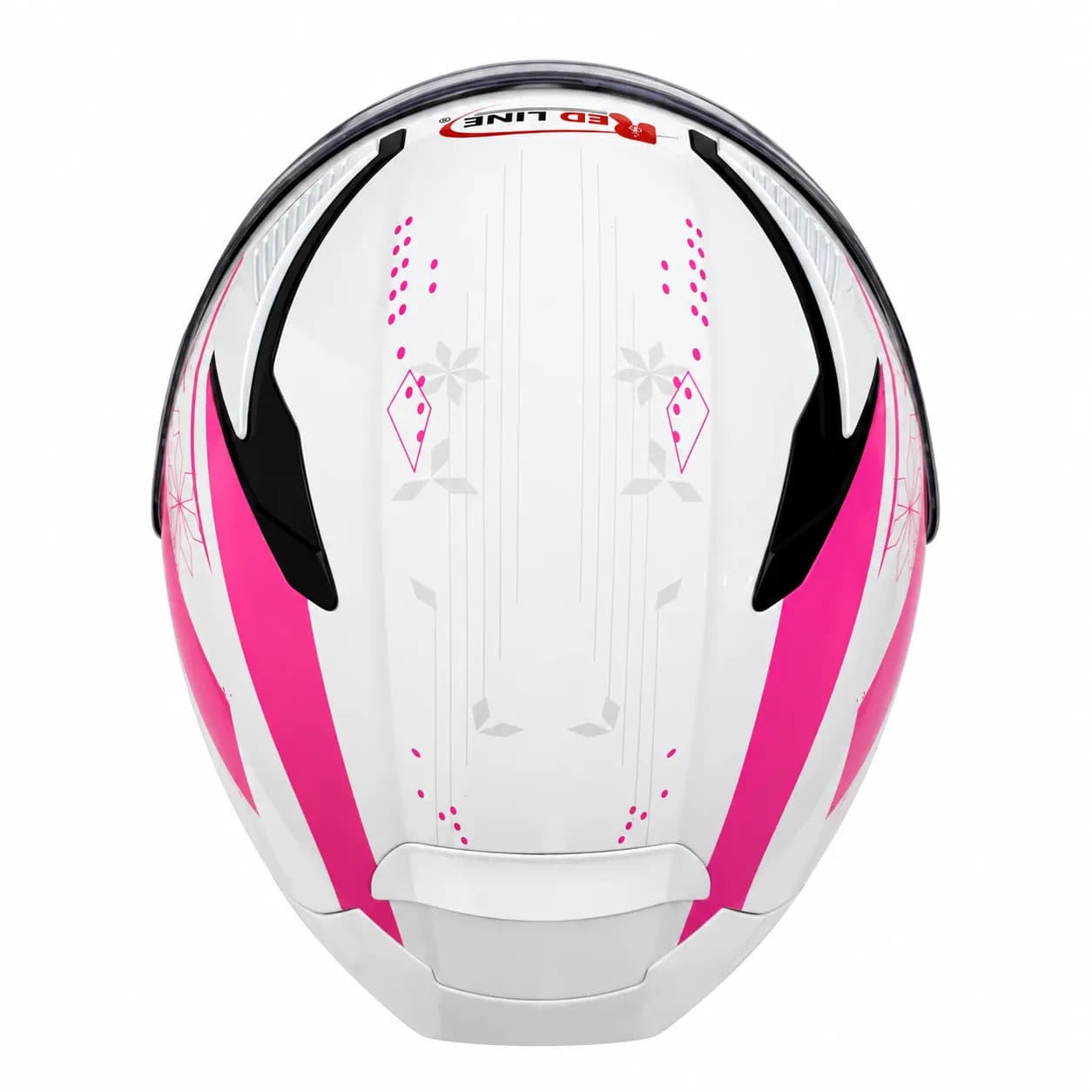 ‏کلاه کاسکت بدون فک ردلاین مدل 16-965 WHITE PINK WIND — تصویر ۶