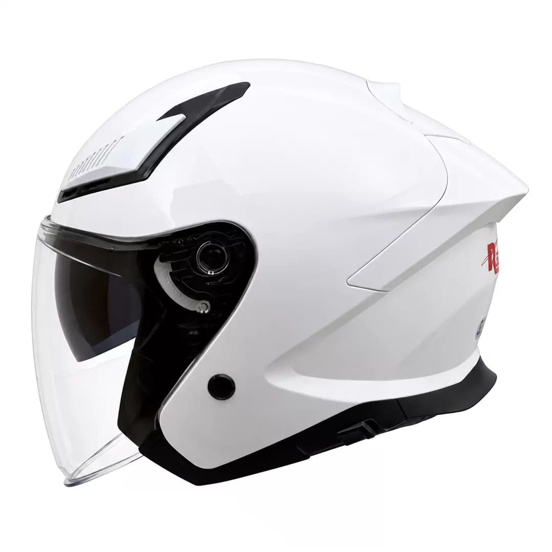 کلاه کاسکت بدون فک ردلاین مدل 3-965 Bright WHITE — تصویر ۴