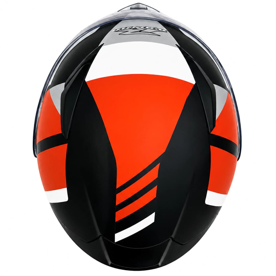 کلاه کاسکت فک متحرک راپیدو مدل 950MATT BLACK WHITE ORANGE — تصویر ۸